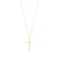 Collar de Oro Blanco 18kt con Diamantes de 22 Pts Totales SI/H Corte Brillante - Miniatura 3