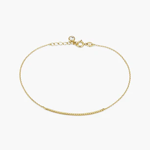 Pulsera Oro Amarillo 18kt Cadenas de esferas