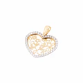 Colgante de Oro 18kt Corazon Filigrama