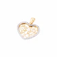 Colgante de Oro 18kt Corazon Filigrama - Miniatura 1
