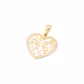 Colgante de Oro 18kt Corazon Filigrama - Miniatura 2