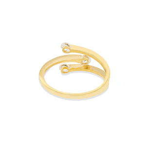 Anillo de Oro 18kt Tres Circones