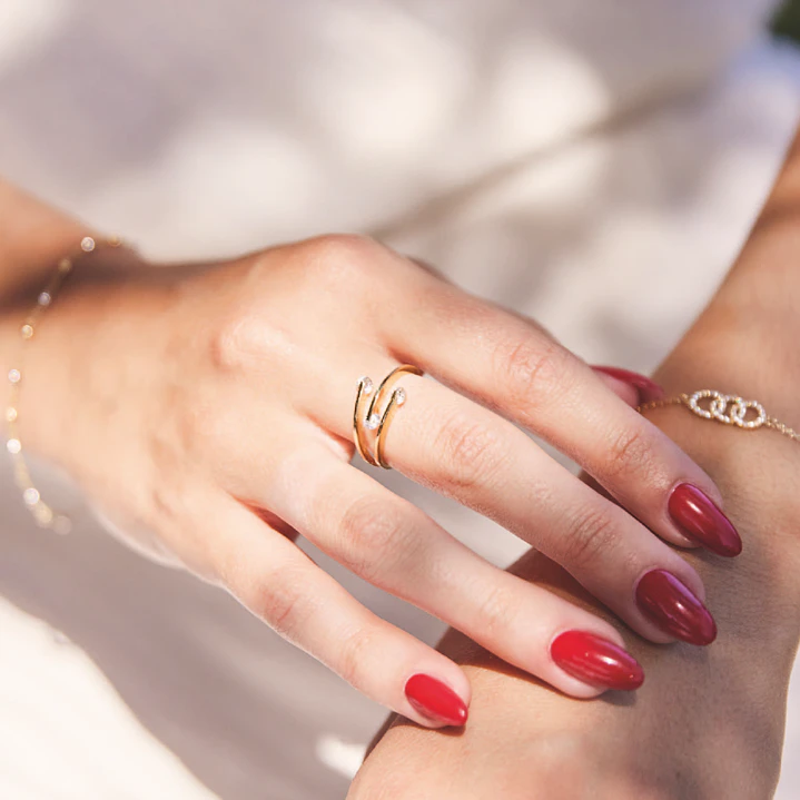 Anillo de Oro 18kt Tres Circones 5