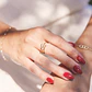 Anillo de Oro 18kt Tres Circones - Miniatura 5