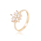 Anillo de Oro 18kt Rosetón Circón - Miniatura 1