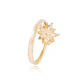 Anillo de Oro 18kt Rosetón Circón - Miniatura 3