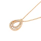Collar Oro Miel 18kt Diamantes 43 Pts G/VS Corte Brillante - Miniatura 1