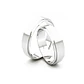 Par Argollas Matrimonio de Oro Blanco 18kt Daen 5,0mm - Miniatura 3