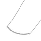 Collar de Oro Blanco 18kt con Diamantes de 5 Pts Totales Corte Brillante SI/H - Miniatura 1