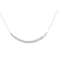 Collar de Oro Blanco 18kt con Diamantes de 5 Pts Totales Corte Brillante SI/H - Miniatura 2