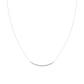 Collar de Oro Blanco 18kt con Diamantes de 5 Pts Totales Corte Brillante SI/H - Miniatura 3