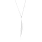 Collar de Plata Esterlina 925 Hoja Orificio - Miniatura 3