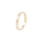 Anillo de Oro 18Kt Texturizado y Circon - Miniatura 1