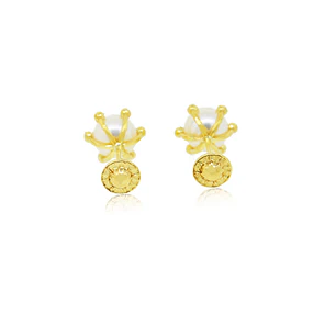 Aros de Oro 18kt PC de 6 Grifas 4,0mm-4,5mm
