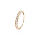 Anillo Oro Amarillo 18kt Medio Cintillo Circonita - Miniatura 1
