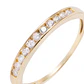 Anillo Oro Amarillo 18kt Medio Cintillo Circonita - Miniatura 2