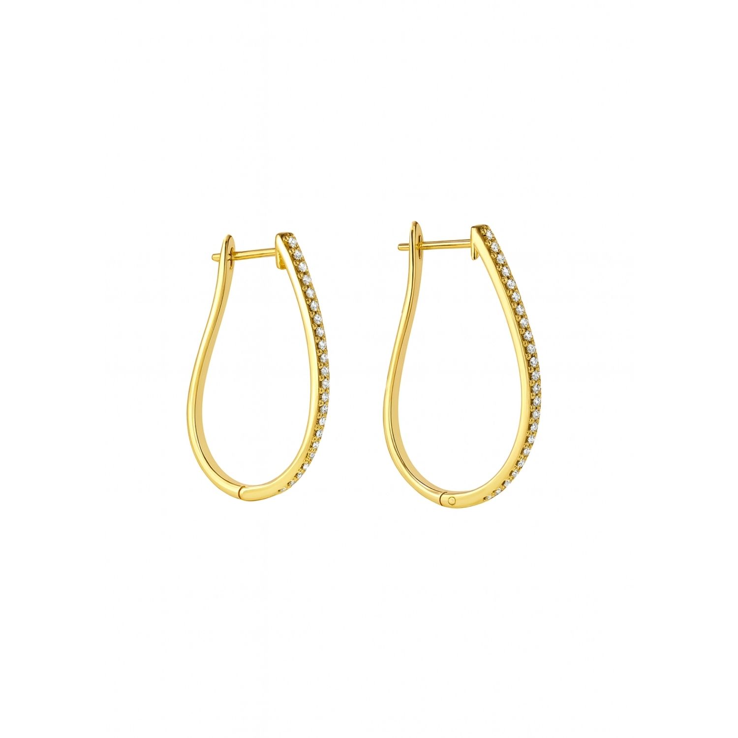 Aros Oro 18kt Diamantes 34 Puntos | Danielle Costantini 2
