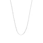 Cadena de Oro Blanco 18kt Eslabon Caja 45CM - Miniatura 2