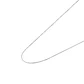 Cadena de Oro Blanco 18kt Eslabon Caja 45CM - Miniatura 3