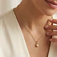 Colgante de Oro Miel 18kt Corazón Chico - Miniatura 4
