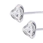 Aros de Plata Esterlina Triangulo con Circonita - Miniatura 2
