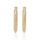 Aros de Oro 18kt Argollas Planas de 15mm - Miniatura 2
