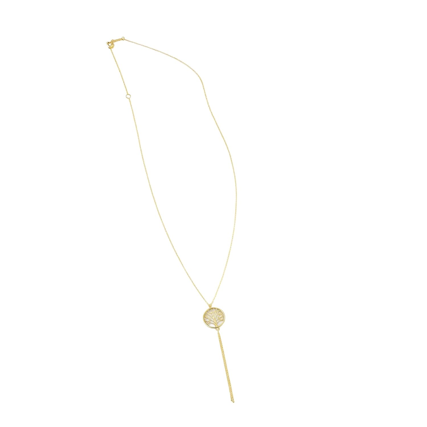 Collar Oro Amarillo 18kt Barras-circulos 3
