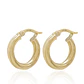 Aros de Oro 18kt Argollas Tocida - Miniatura 1