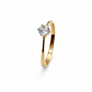 Anillo Oro Amarillo 18kt Solitario Circonita 5MM - Miniatura 1