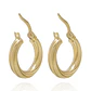 Aros de Oro 18kt Argollas Tocida - Miniatura 3