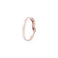 Anillo Oro Miel 18kt Asimétrico Rubí - Miniatura 3