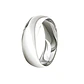 Argolla Matrimonio de Oro Blanco 18kt Inglés Argos de 5,0mm - Miniatura 1