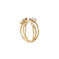 Anillo Oro Amarillo 18kt Diamantes Corte Esmeralda 55 Pts - Miniatura 2