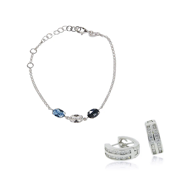 Conjunto Reflejo de Luz Plata Esterlina 925 1