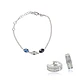Conjunto Reflejo de Luz Plata Esterlina 925 - Miniatura 1