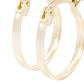 Aros Oro Amarillo 18kt Argollas Lisas - Miniatura 2