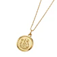 Colgante de Oro Miel 18kt San Benito  16mm - Miniatura 2