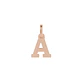 Colgante Oro 18kt Letra A - Miniatura 10