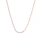 Collar de Plata Esterlina 925 Eslabones Rose Revestido en Oro 18kt - Miniatura 3