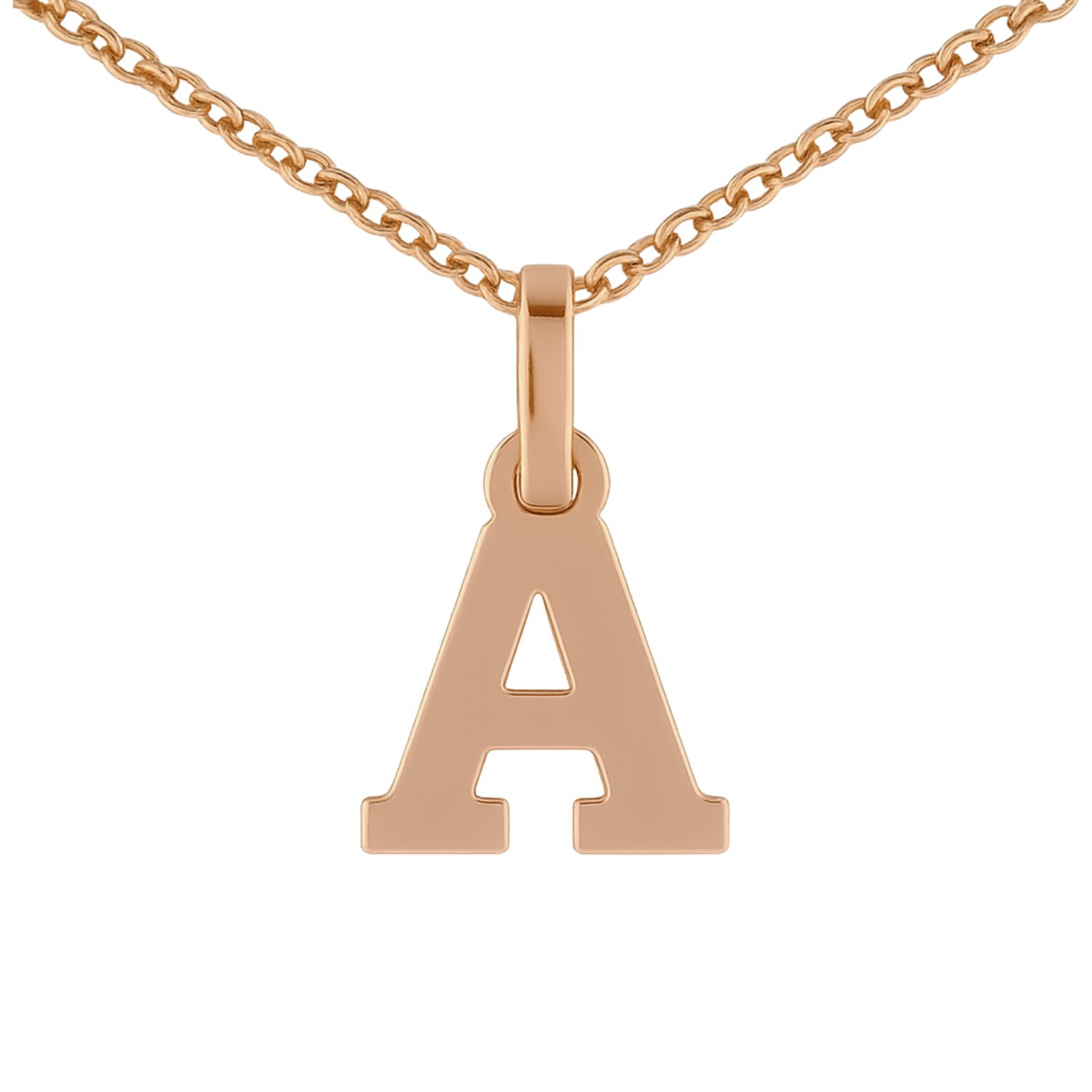 Colgante Oro 18kt Letra A 9