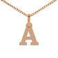 Colgante Oro 18kt Letra A - Miniatura 9