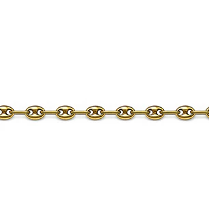 Pulsera Oro Amarillo 18Kt Botón Pequeño