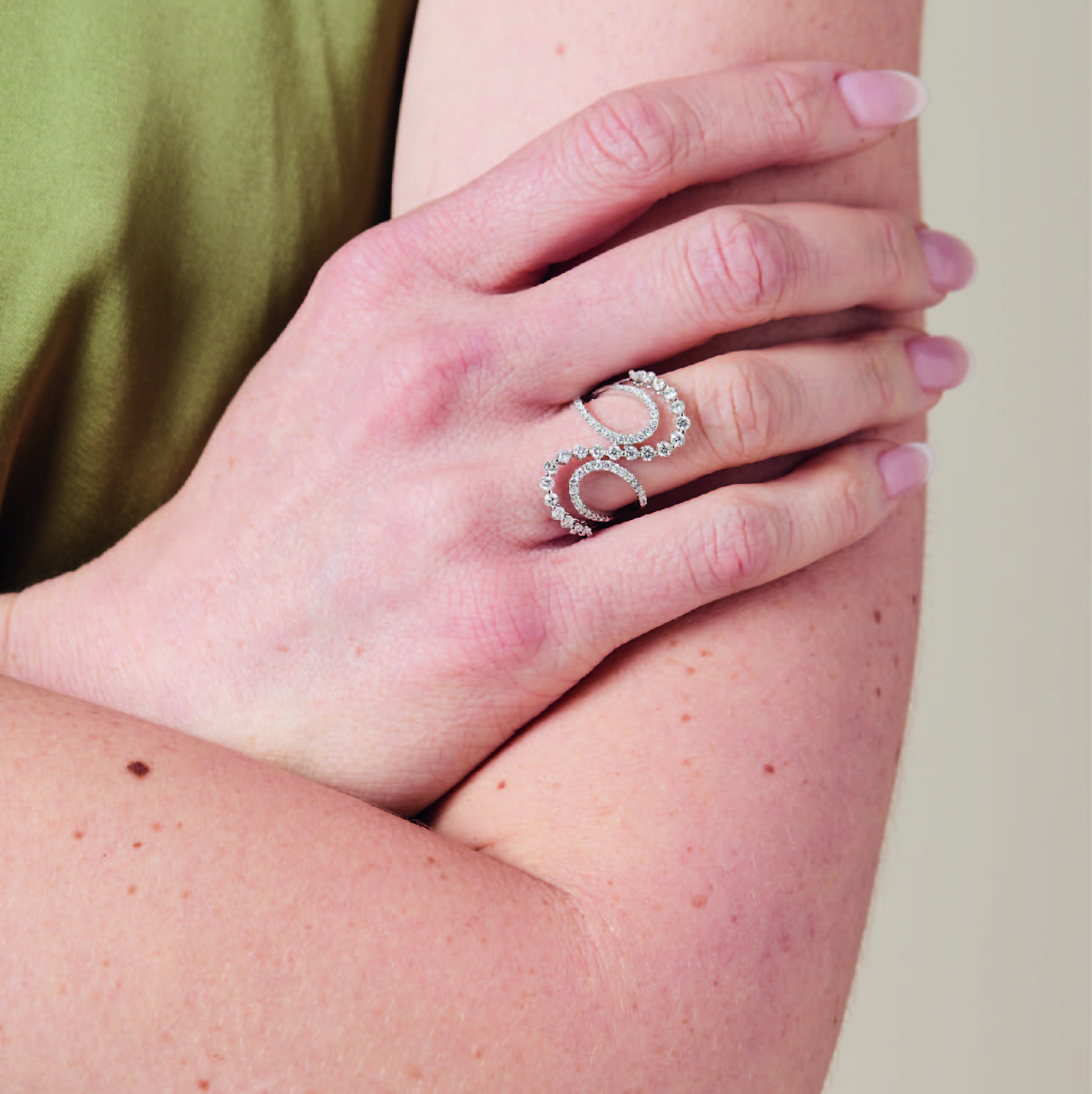 Anillo Oro Blanco 18kt Diamantes 1,2Qts | Danielle Costantini 5