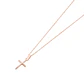 Colgante Oro Miel 18kt Cruz 10x20mm - Miniatura 3
