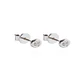 Aros de Oro 18kt con Diamantes Punto de Luz 15pts total SI/H - Miniatura 3