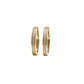 Aros Oro 18kt  Argolla Bicolor - Miniatura 1