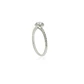 Anillo de Plata Esterlina 925 Solitario Riel Circon - Miniatura 2