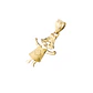 Colgante de Oro 18kt Niña Vestido - Miniatura 1