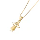 Colgante de Oro 18kt Niña Vestido - Miniatura 2