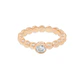 Anillo de Plata Esterlina 925 Pelotitas Circon Rose - Miniatura 3